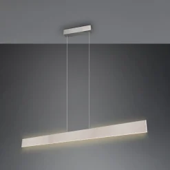 Pendellamper ^ Trio Lighting Galway hængelampe, mat nikkel, op/ned, CCT, metal