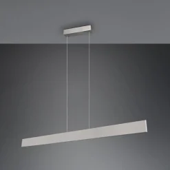 Pendellamper ^ Trio Lighting Galway hængelampe, mat nikkel, op/ned, CCT, metal