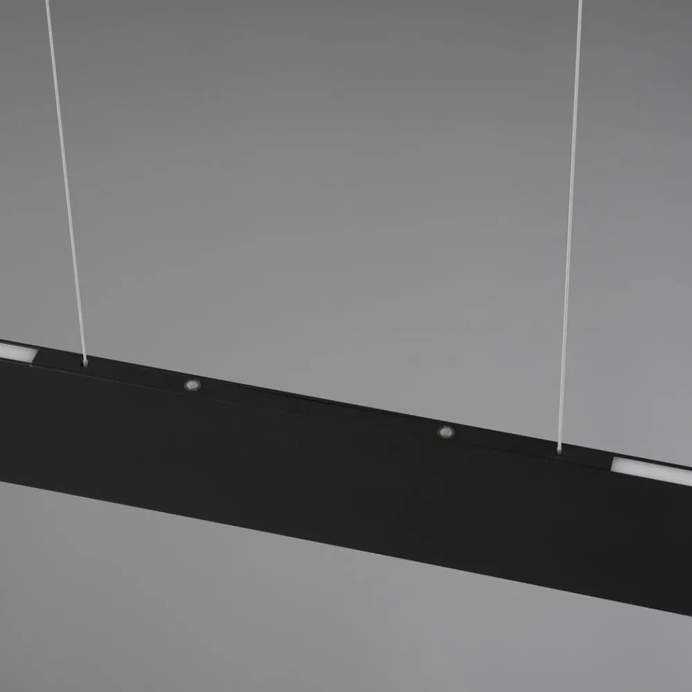 Arbejdsrum/Kontor|Pendellamper ^ Trio Lighting Galway hængelampe, mat sort, op/ned, CCT, metal