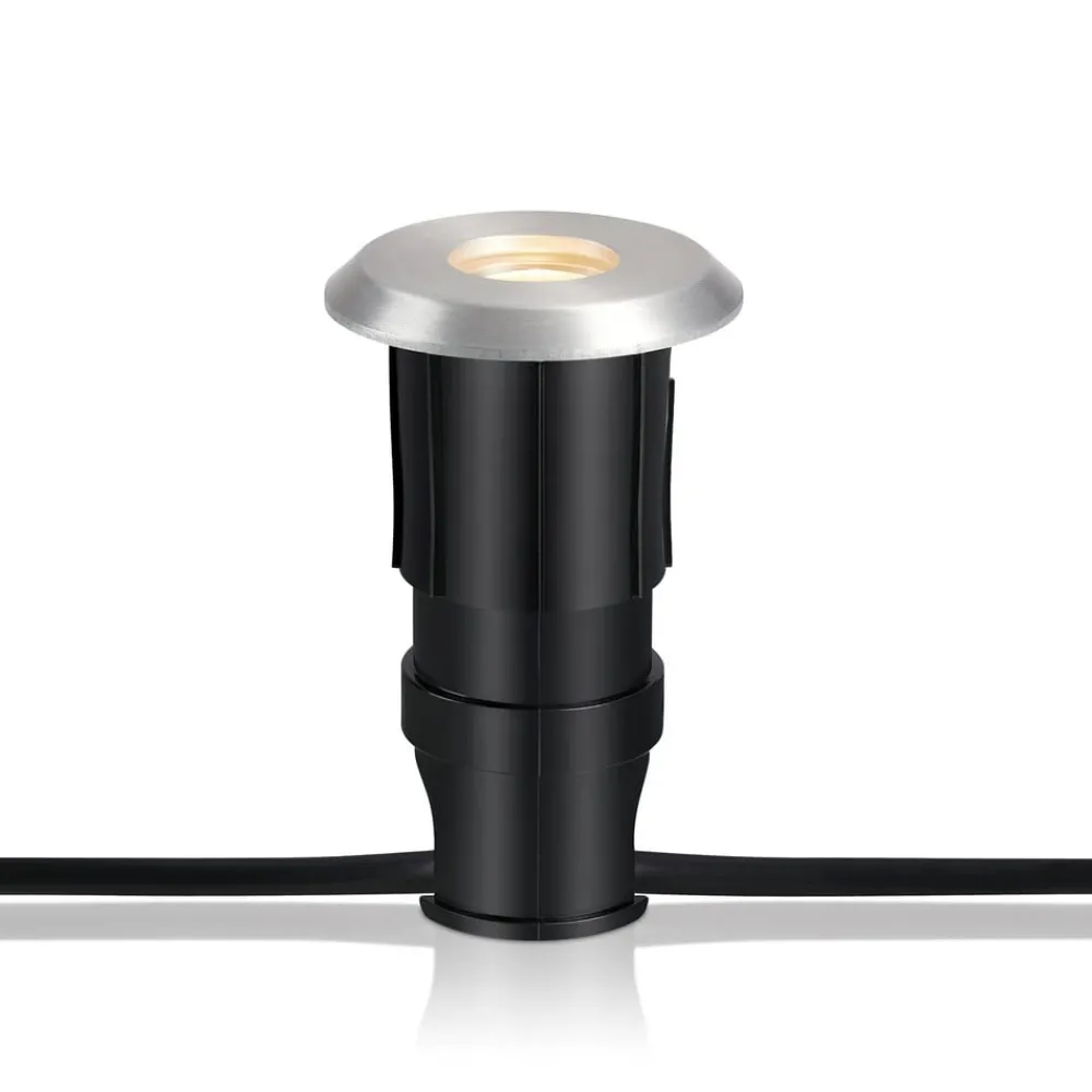 Markslöjd Nedgravet Udebelysning > Garden 24 Decklight, sølv, toplys, 0,8W