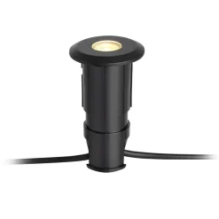 Markslöjd Nedgravet Udebelysning > Garden 24 Decklight, sort, toplys, 0,8W