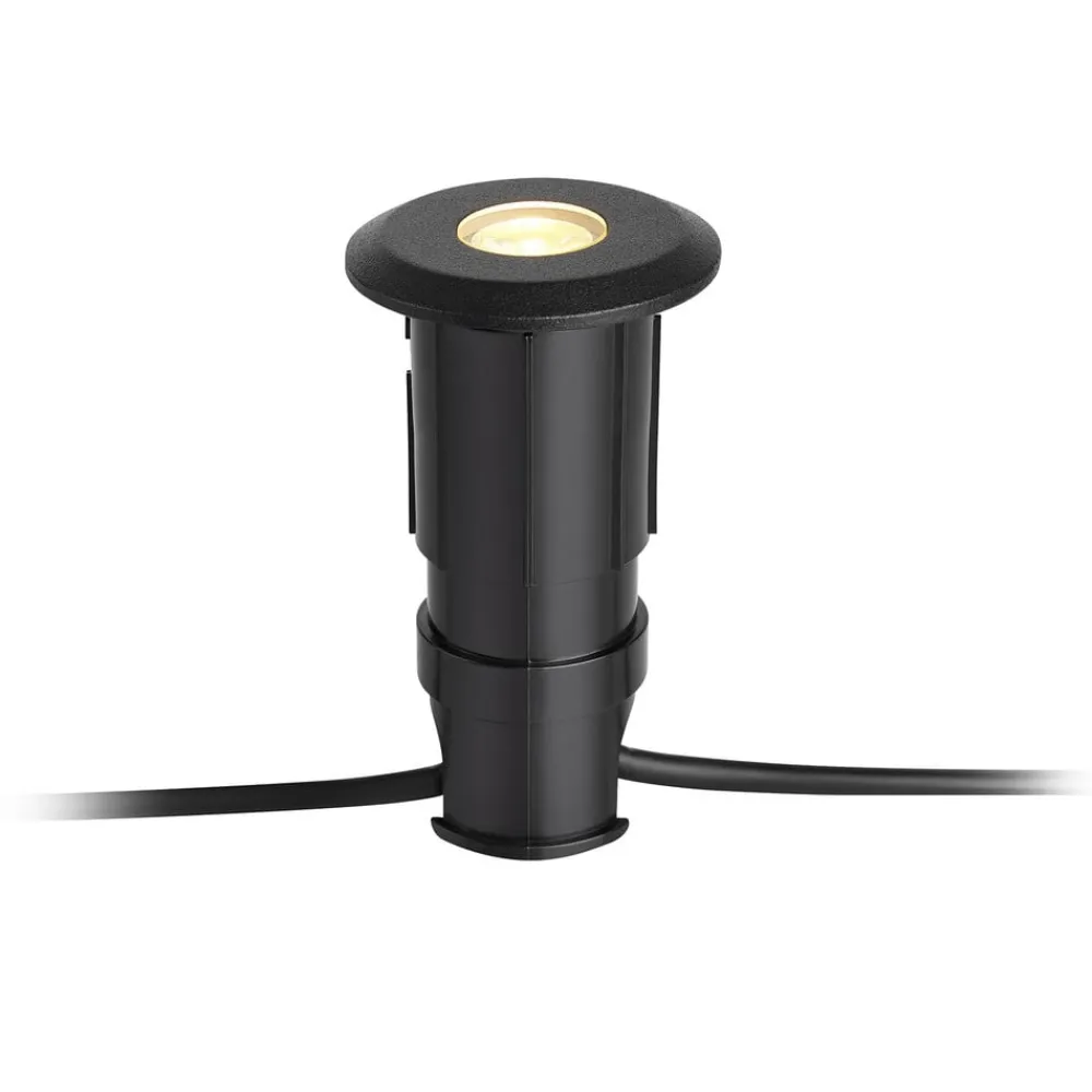 Markslöjd Nedgravet Udebelysning > Garden 24 Decklight, sort, toplys, 0,8W