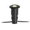 Nedgravet Udebelysning ^ Markslöjd Garden 24 Decklight, sort, toplys, 3W