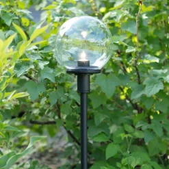 Gadebelysning ^ Markslöjd Garden 24 LED-gadelampe Sphere med kugleformet skærm