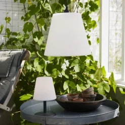 STAR TRADING Dekorationsbelysning|Terrassebelysning > Gardenlight Kreta LED-bordlampe m. batteri 26,5 cm