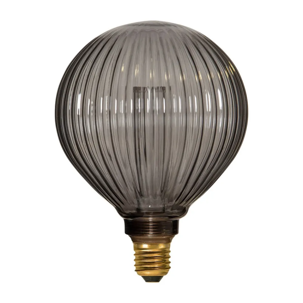 STAR TRADING Filament Pære > G125 Decoled LED-globe E27 1 W 2.000 K, røggrå