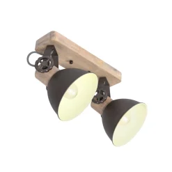 Spotlights ^ Steinhauer Gearwood loftspot, 2 lyskilder, antracit