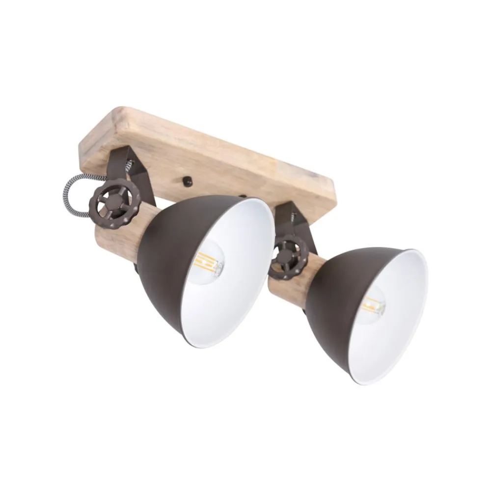 Spotlights ^ Steinhauer Gearwood loftspot, 2 lyskilder, antracit