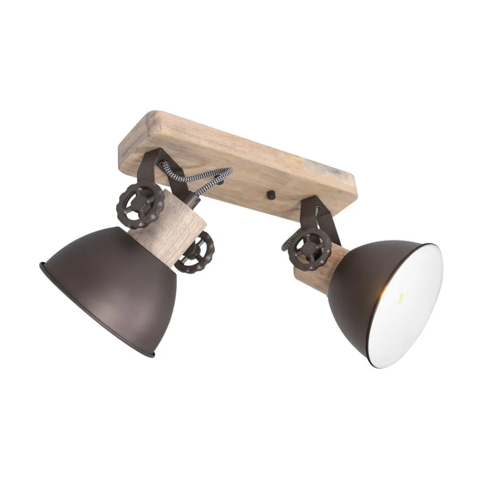 Spotlights ^ Steinhauer Gearwood loftspot, 2 lyskilder, antracit