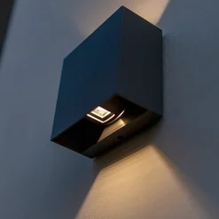 LUTEC Væglamper > Gemini Beams, IP54 up/down kantet 4.000 K antracit