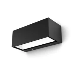 Væglamper ^ LUTEC Gemini udendørs LED-væglampe, 22 cm, 4.000K, antracit