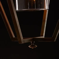 Udendørs Pendellamper ^ Moretti Luce Gemstone 3452 udendørs hængelampe messing/klar