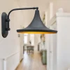 Væglamper ^ ROYALTECH Genish væglampe, sort, bredde 30 cm, metal, E27