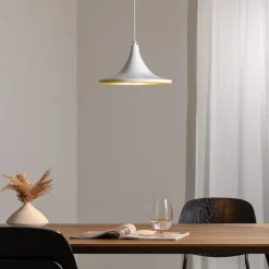 ROYALTECH Pendellamper > Genisy hængelampe, hvid, Ø 31 cm, metal, E27