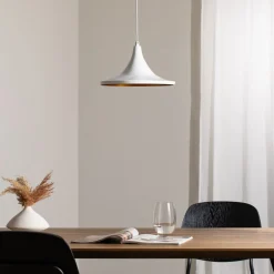 ROYALTECH Pendellamper > Genisy hængelampe, hvid, Ø 31 cm, metal, E27