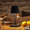 Dekorationsbelysning|Terrassebelysning ^ Sigor Genopladelig LED-bordlampe Nuindie mini, USB-C, sort, IP54, dæmpbar.