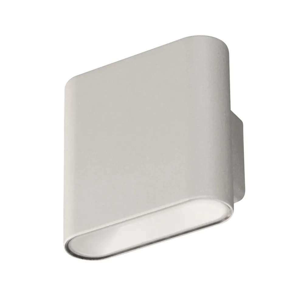 Væglampe Med Sensor ^ FH Lighting Genopladelig LED-væglampe Magnetics, sølv, op & ned, bredde 10 cm