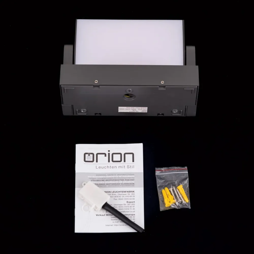 Væglampe Med Sensor|Udendørs Spot ^ ORION Ginger udendørs LED-væglampe med sensor hvid, IP54