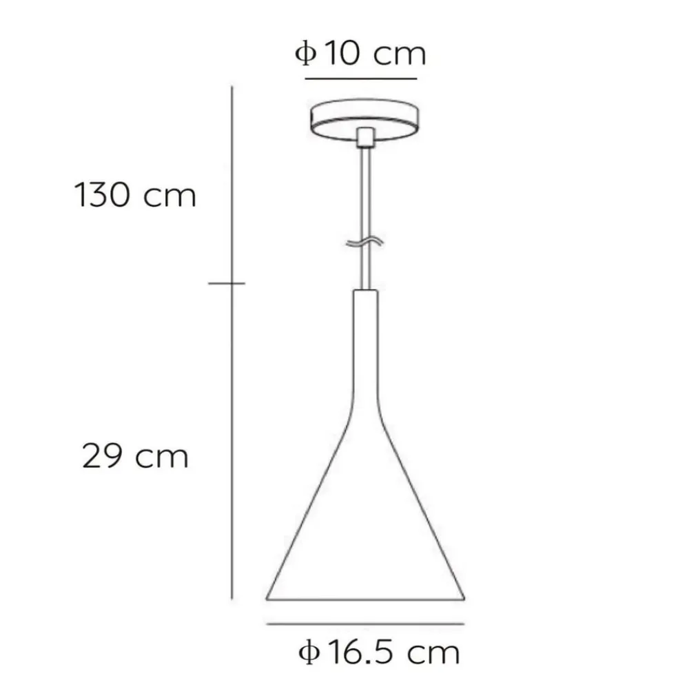 Lucide Pendellamper > Gipsy konisk pendellampe i gips