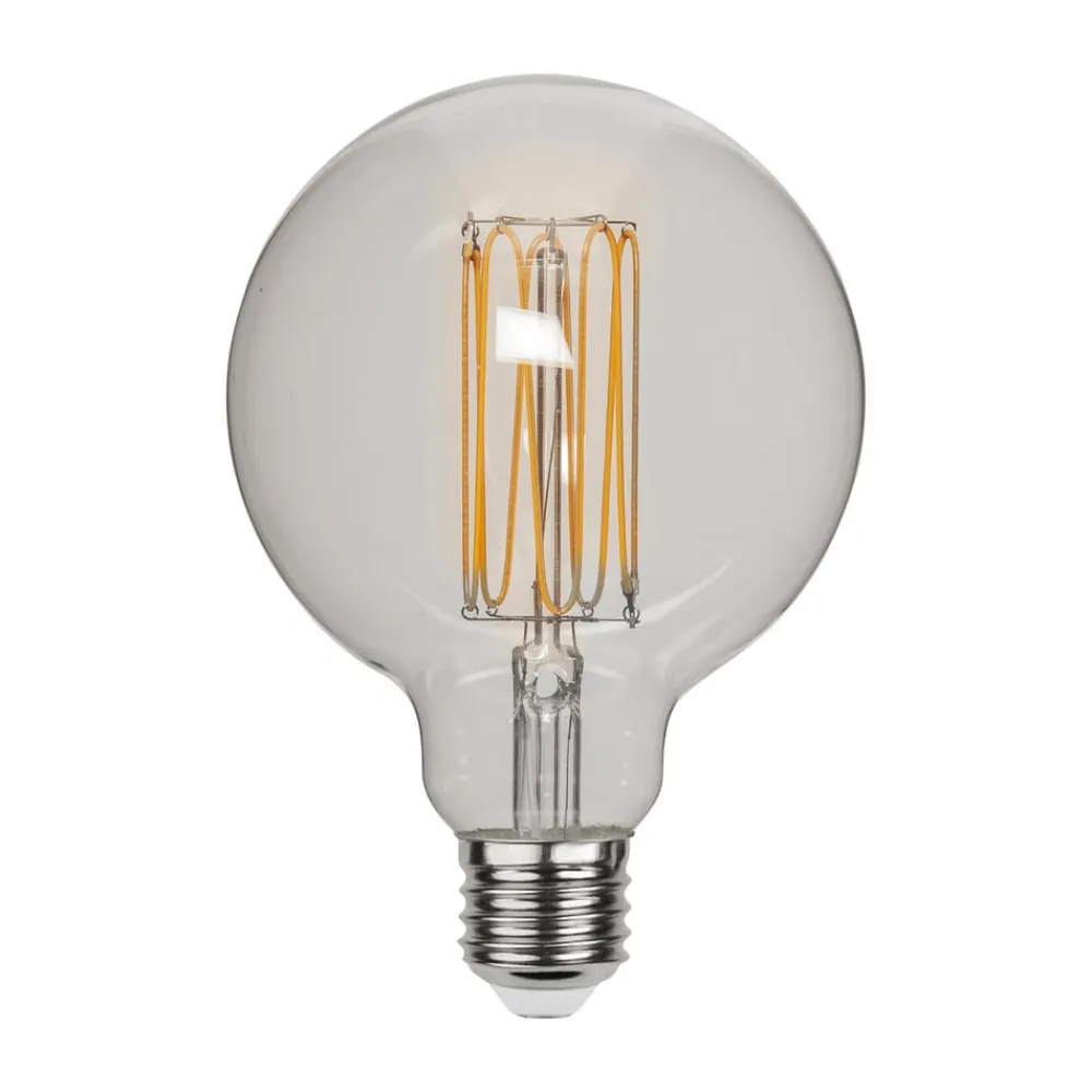 STAR TRADING Dæmpbar Led-Pære|Filament Pære > G95 LED-globe G125 filament E27 3,8 W 1.800 K dim