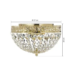 Loftlamper ^ Markslöjd Glitrende loftlampe Saxholm