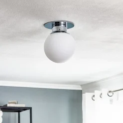 Decor Walther Loftlamper > GLOBE klassisk kugle-loftlampe, krom