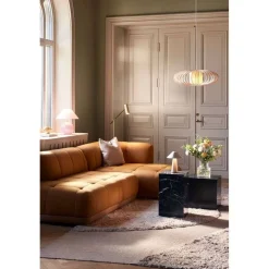 Gulvlamper ^ Globen Lighting Gulvlampe Hubble READ, messing mat 140 cm