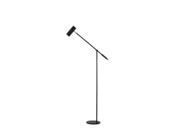 Gulvlamper ^ Globen Lighting Gulvlampe Hubble READ, sort, 140 cm