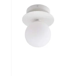 Væg- Og Spejllamper ^ Globen Lighting væglampe ART DECO, hvid/hvid, Ø 16 cm, IP44