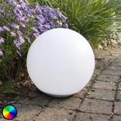 Heitronic Fontæne- Og Undervandsbelysning|Solcellelamper > Globo LED-lyskugle, solceller, kan flyde