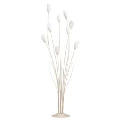Jupiter Gulvlamper > Gloriosa gulvlampe, creme, glas, 9 lyskilder