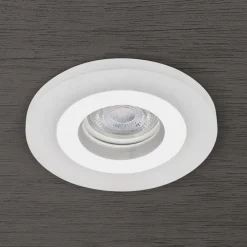 ORION Indbygningsspots > Glow indbygningsspot, hvid, metal, Ø 11 cm, GU10