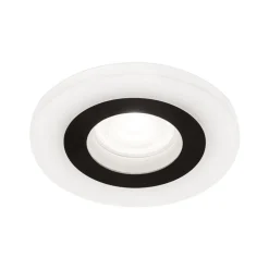 ORION Spotlights > Glow indbygningsspot, sort, metal, Ø 11 cm, GU10