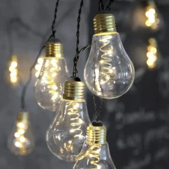 STAR TRADING Dekorationsbelysning > Glow LED-lyskæde, glas, klar