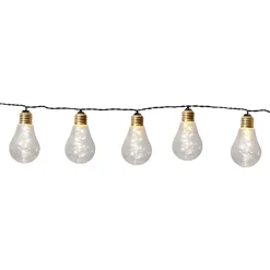 STAR TRADING Dekorationsbelysning > Glow LED-lyskæde, glas, klar