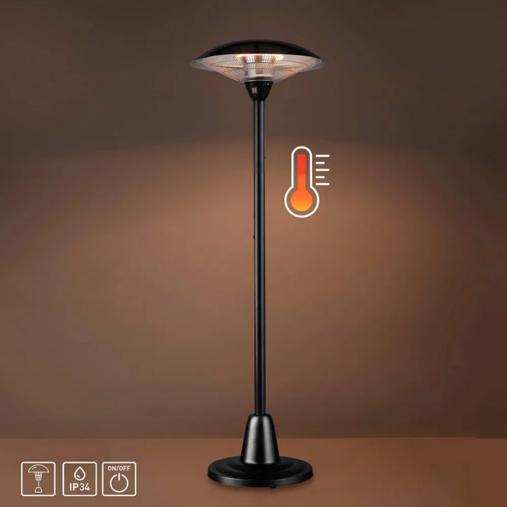 Møbel Og Interiør ^ JUST LIGHT. GmbH Glow varmespotstander, IP34, 1.500 W/3.000 W
