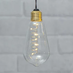 Dekorationsbelysning ^ STAR TRADING Glow vintage LED-dekolampe med timer, klar