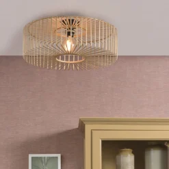 Good & Mojo Bæredygtige Lamper > Bromo loftslampe lavet af bambus, Ø 60cm