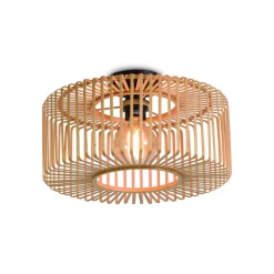 Bæredygtige Lamper|Loftlamper ^ Good & Mojo Bromo loftslampe lavet af bambus, Ø 40 cm