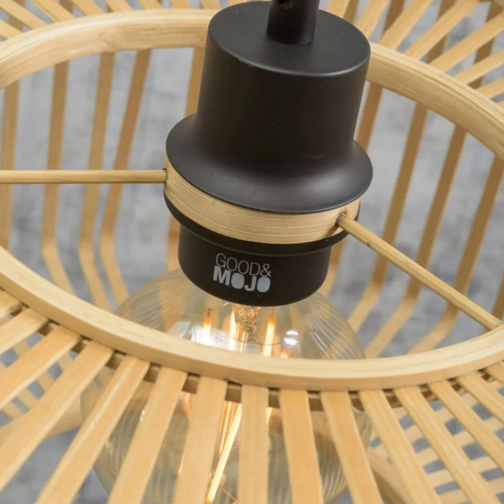Good & Mojo Bæredygtige Lamper > Bromo pendel lavet af bambus Ø 60cm