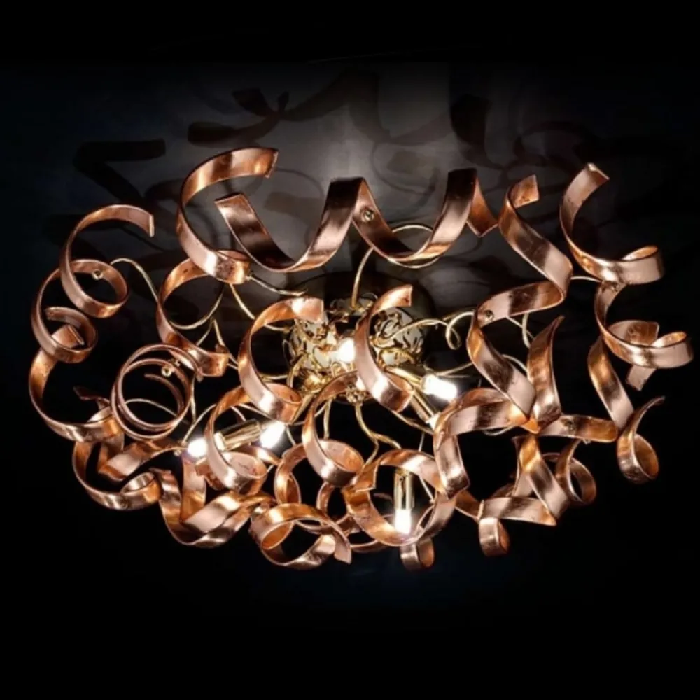 Metallux Loftlamper > Graciøs loftlampe Kobber, kobber