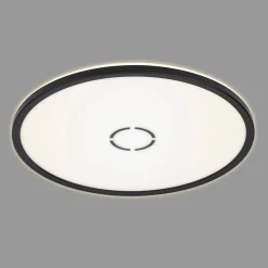 Arbejdsrum/Kontor|Loftlamper ^ Briloner Gratis LED-loftslampe, Ø 42 cm, sort