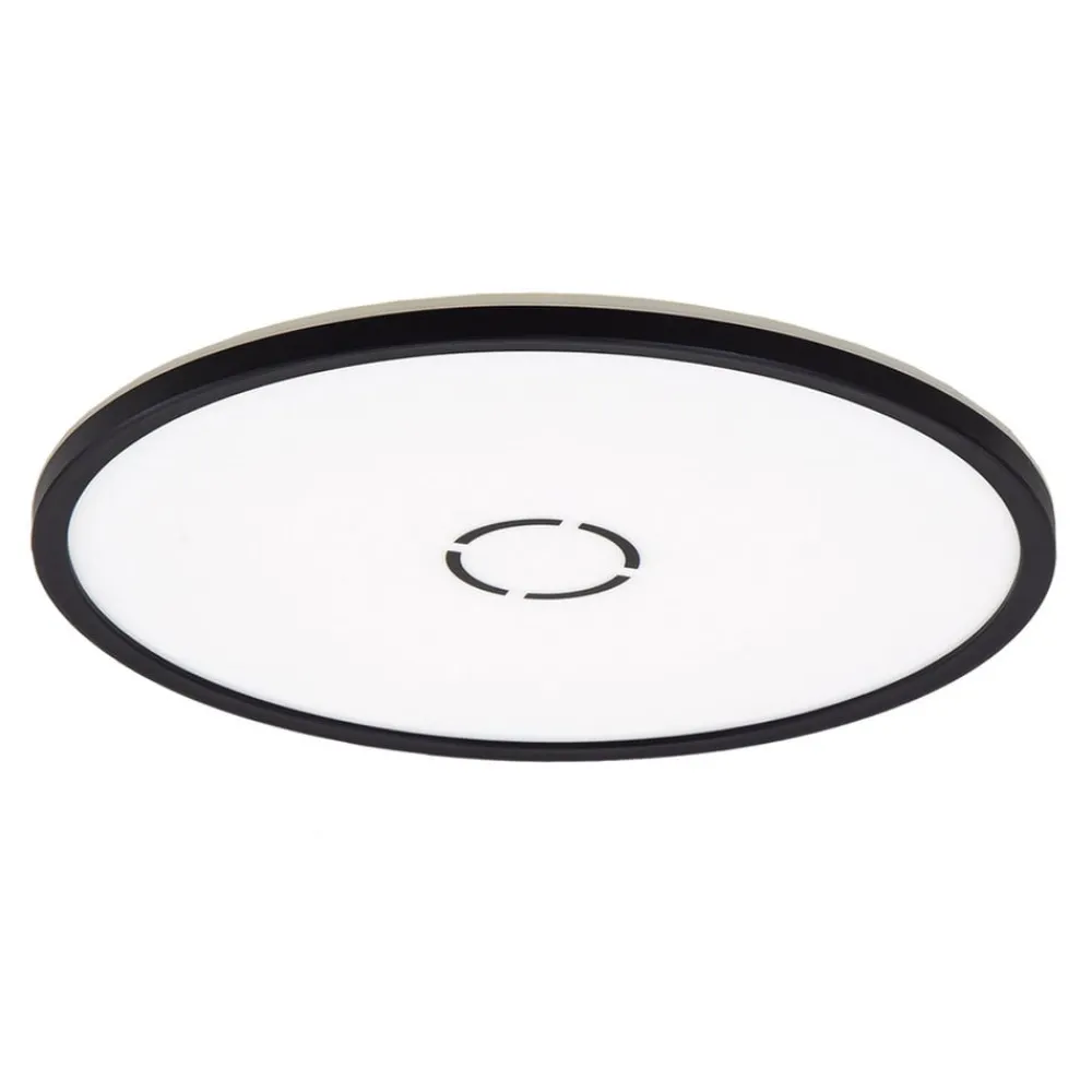 Arbejdsrum/Kontor|Loftlamper ^ Briloner Gratis LED-loftslampe, Ø 42 cm, sort
