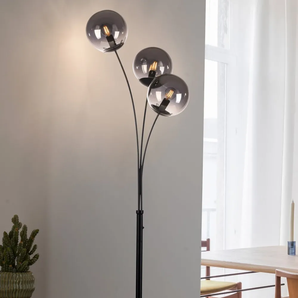 JUST LIGHT. GmbH Gulvlamper|Gulvlamper > Green Widow gulvlampe med glasskærme