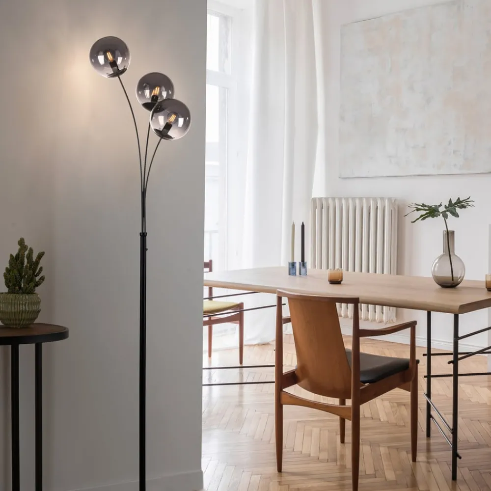 JUST LIGHT. GmbH Gulvlamper|Gulvlamper > Green Widow gulvlampe med glasskærme