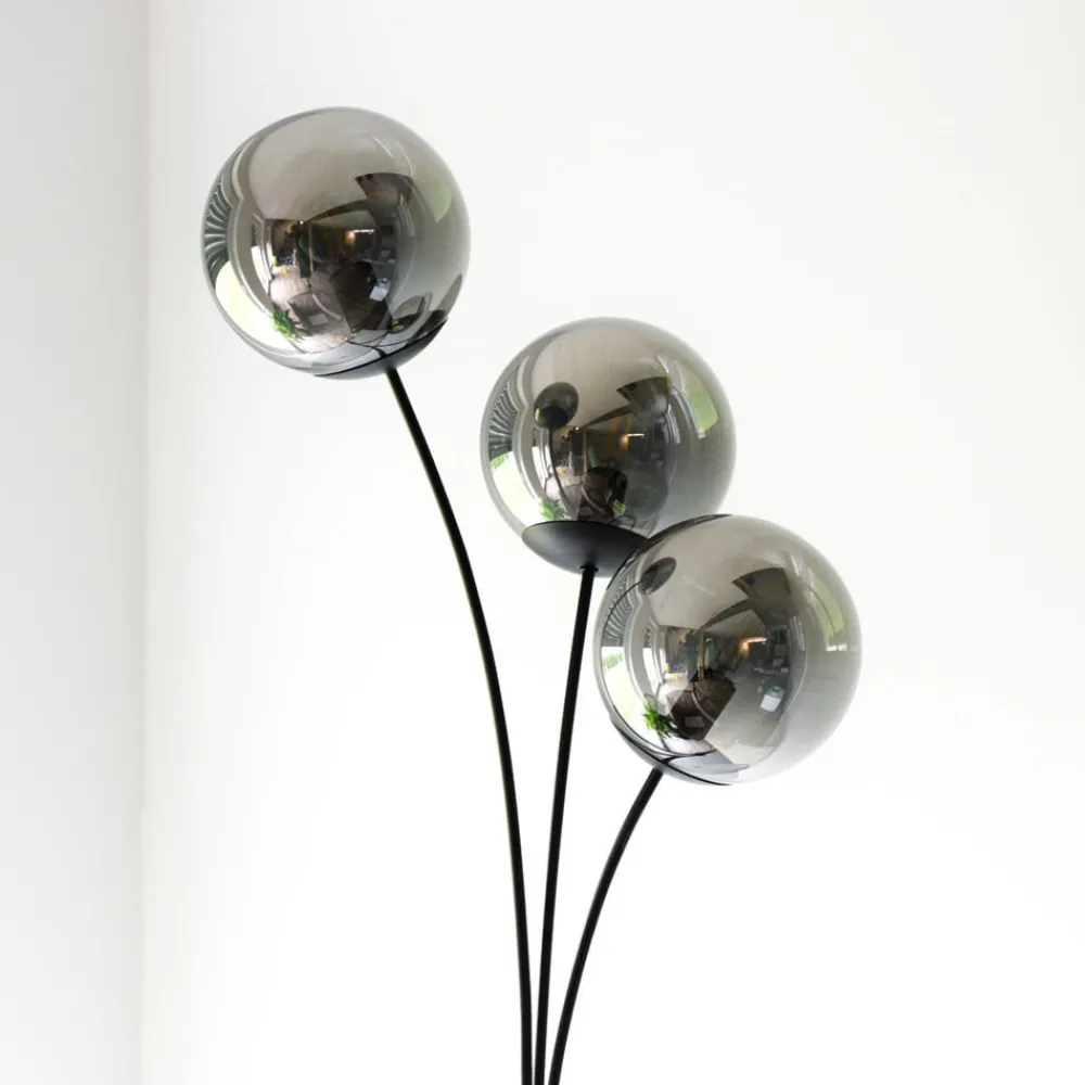 JUST LIGHT. GmbH Gulvlamper|Gulvlamper > Green Widow gulvlampe med glasskærme