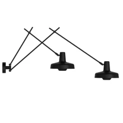 GRUPA Arbejdsrum/Kontor > Arigato væglampe 2 lyskilder 90 cm sort