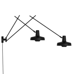GRUPA Arbejdsrum/Kontor > Arigato væglampe 2 lyskilder 90 cm sort