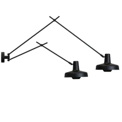 GRUPA Arbejdsrum/Kontor > Arigato væglampe 2 lyskilder 90 cm sort