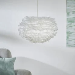 UMAGE Pendellamper|Pendellamper > Gåsefjer pendellampe Eos medium, hvid